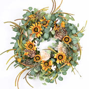 Artificial Fall 28" Floral Wreath for Thanksgiving Day