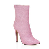 Sequined side zip stilettos - Serenity Spaces