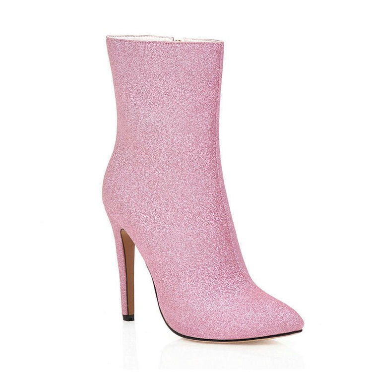 Sequined side zip stilettos - Serenity Spaces