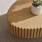Modern Handmade Drum Coffee Table - Serenity Spaces