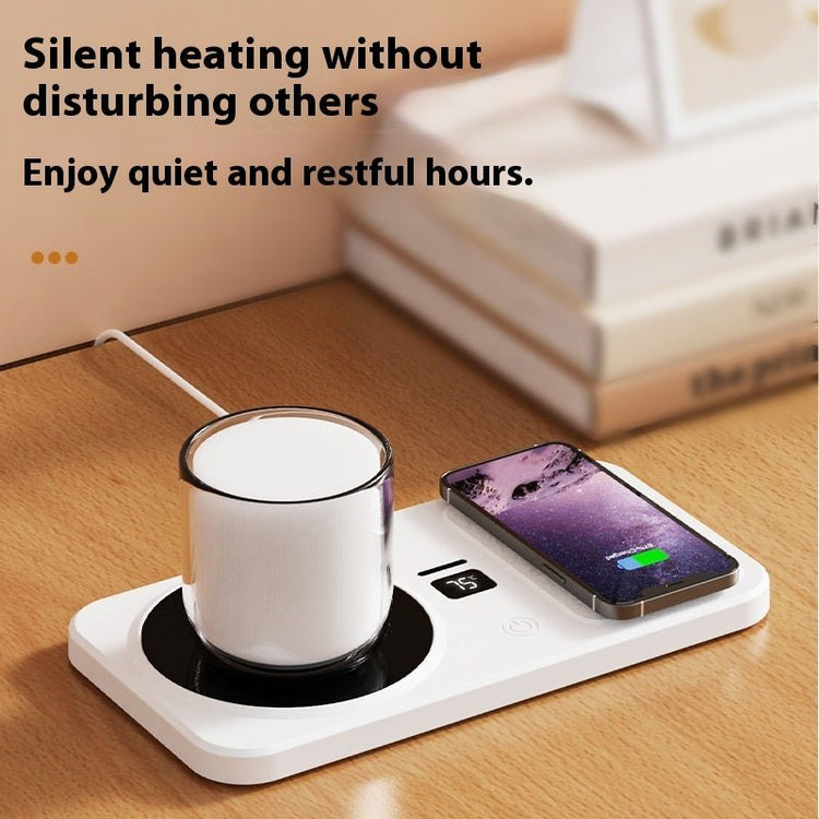 Multifunctional Home Smart Thermal Cup Pad Wireless Charging Heating Base - Serenity Spaces