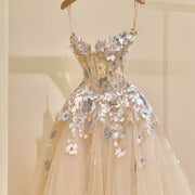 V-neck Stitching Party Evening Dress Women