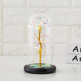 Preserved flower glass cover rose flower glass cover gift gifts - Serenity Spaces