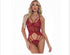 Dark Button Lingerie Lace Stitching Perspective Wrap Chest Sling Jumpsuit Women - Serenity Spaces
