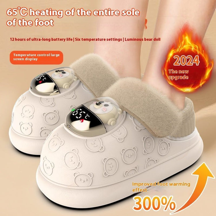Electrothermal Household Rechargeable Heating Shoes - Serenity Spaces