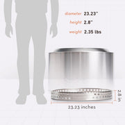 Yukon Stand - Durable 304 Stainless Steel, Heat-Resistant, Portable Elevated Fire Pit Accessory for Safe Use on Decks and Camping - Ideal for Smokeless Fire Pits and Outdoor Fireplaces