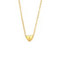 Heart Initial Gold Necklace - Serenity Spaces