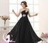 Evening dress one - shoulder dinner banquet long banquet - Serenity Spaces