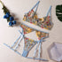 Ellolace Lingerie Sensual Lace Underwear Transparent Embroidery 3 - Piece Garters - Serenity Spaces