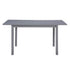 59 Extendable Dining Table, Modern House Dining Room Table For 4 - 8, Wooden Kitchen Table , Dining Room, Working Office, Home Living Room Furniture For Small Space, Dark Gray - Serenity Spaces