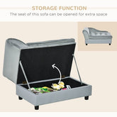 Luxury Small Dog Bed With Hidden Storage - Serenity Spaces