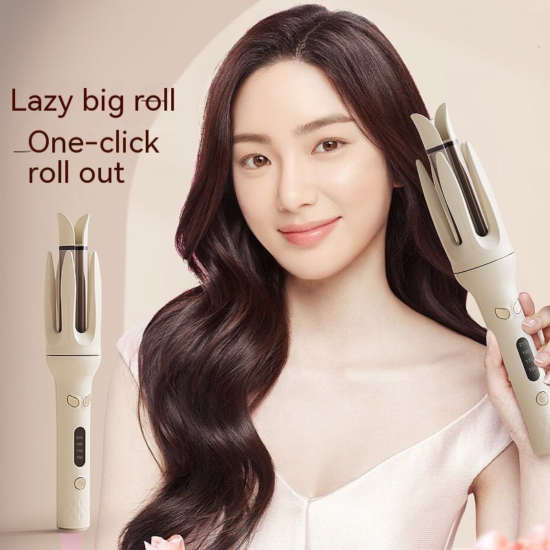 Full - automatic Hair Curler Non - hurt Hair Lazy Egg Roll Large Wave Electric - Serenity Spaces