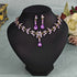 Rhinestone Pearl Earrings And Necklace Set Women - Serenity Spaces