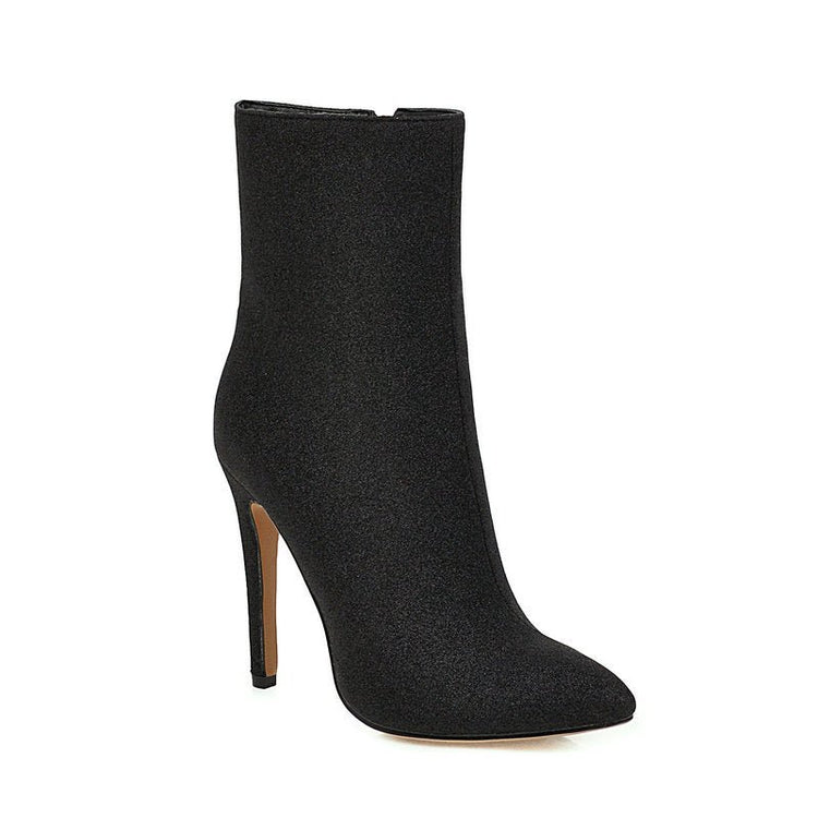 Sequined side zip stilettos - Serenity Spaces