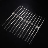 RINHOO 925 Jewelry Silver Color Bracelet s For Women Bracelet Fashion Wedding Banquet Bracelet S & Bangles Valentine&