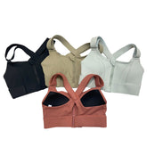 Front Zipper Seamless Bra Push Up Bras For Women Plus Size Bra Lingerie Wireless Sleep Underwear Sport Active Women Bra - Serenity Spaces