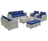 10 Piece Patio Furniture Set - Serenity Spaces
