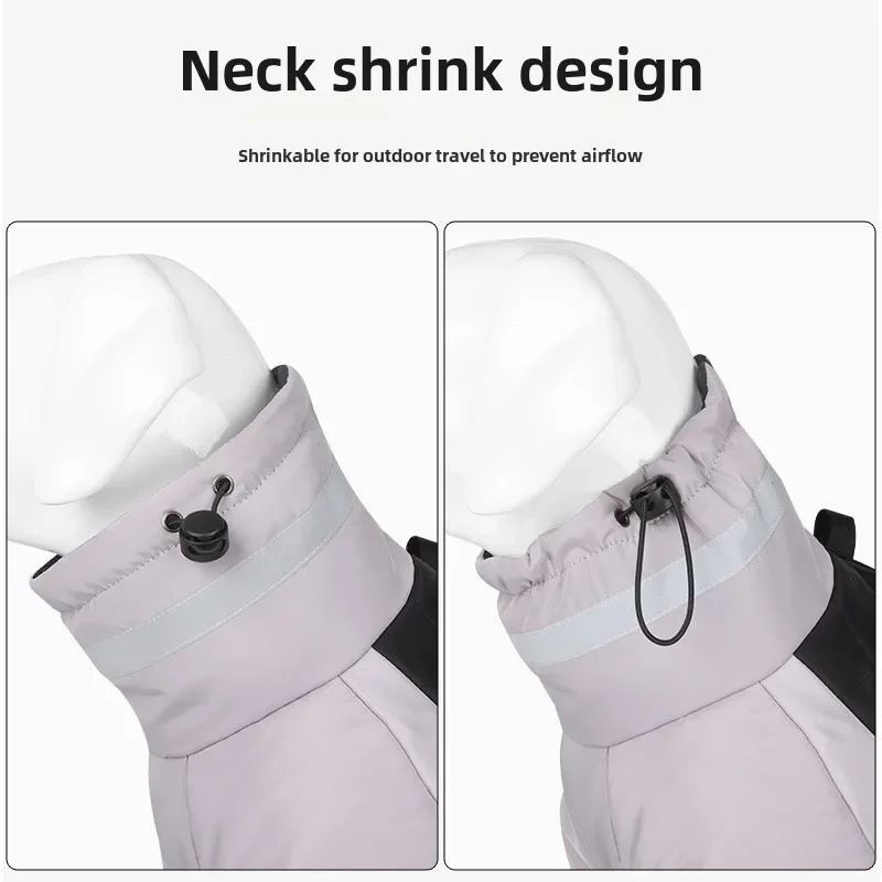 Waterproof Large Dog Jacket Warm Dog Clothes Winter Coat French Dog Reflective Dog Cold Weather Coats Pet Snow Jacket - Serenity Spaces