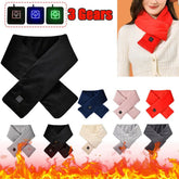USB Heating Scarf 3 Temperature Settings Adjustable USB Charging Heat Control Neck Warmer - Serenity Spaces