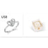 Fashion Acrylic Rotating Rose Jewelry Box - Serenity Spaces