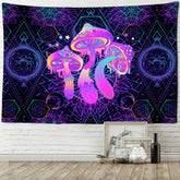 Dream Mushroom Psychedelic Rug Boho Home Decor - Serenity Spaces