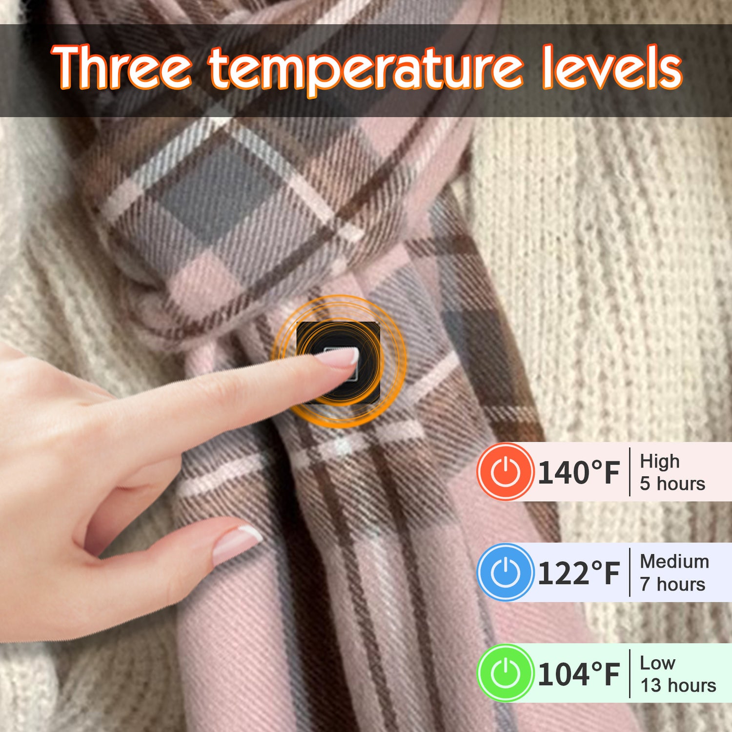 Cold Protection In Winter Warm Electric Heating Scarf Bib Shawl - Serenity Spaces