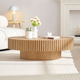 Modern Handmade Drum Coffee Table - Serenity Spaces