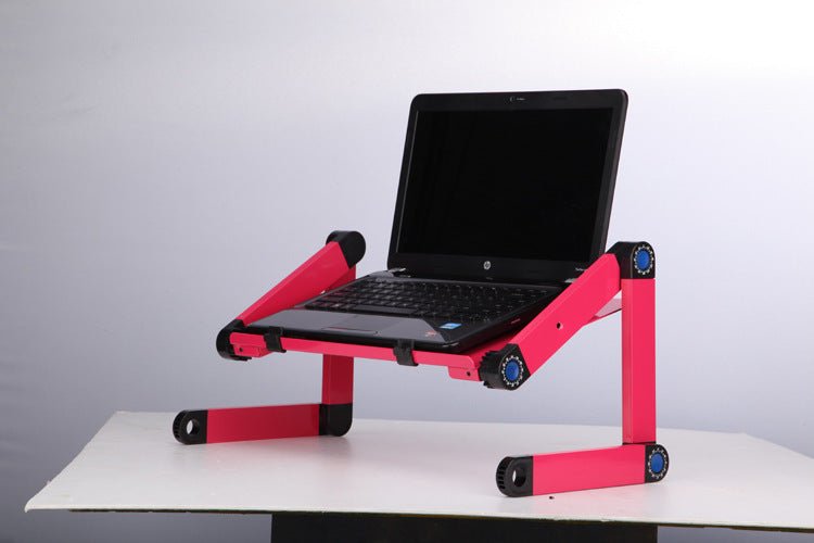 Laptop Table Stand With Adjustable Folding Ergonomic Design Stand Notebook Desk For Ultrabook Netbook Or Tablet With Mouse Pad - Serenity Spaces