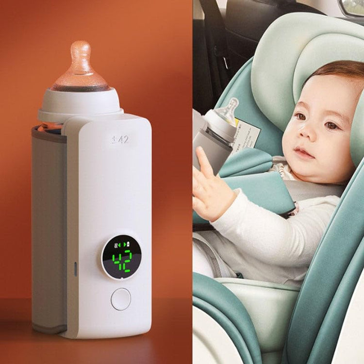 Portable Wireless Rechargeable Baby Bottle Warmer USB Charging And Heating Bag Portable Constant Temperature Milk Warmer Universal Bottle Insulation Sleeve - Serenity Spaces