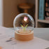 Artificial Tulip Flower Night Light Ornaments Handmade DIY Bedside Lamp LED Night Lamp Bedroom Decor Birthday Gifts Table Lamp - Serenity Spaces