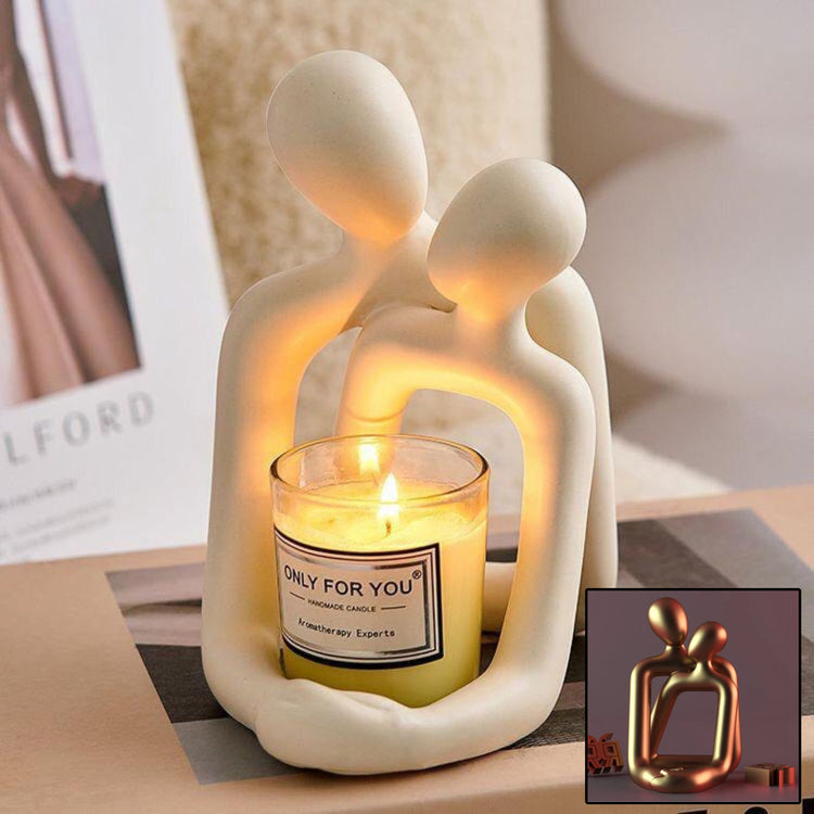 Heartwarming Loving Couple Resin Statue - A Timeless Modern Home Decor Accent For Bookshelves, Office Desks, And Nightstands Valentine&