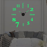 Living Room Super Acrylic DIY Wall Clock Living Room - Serenity Spaces