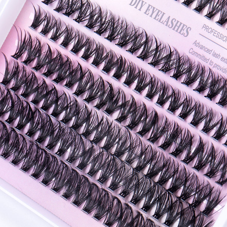 12 Rows Of 30D Plus 40D Clusters Of 240 Segmented Lashes Set - Serenity Spaces