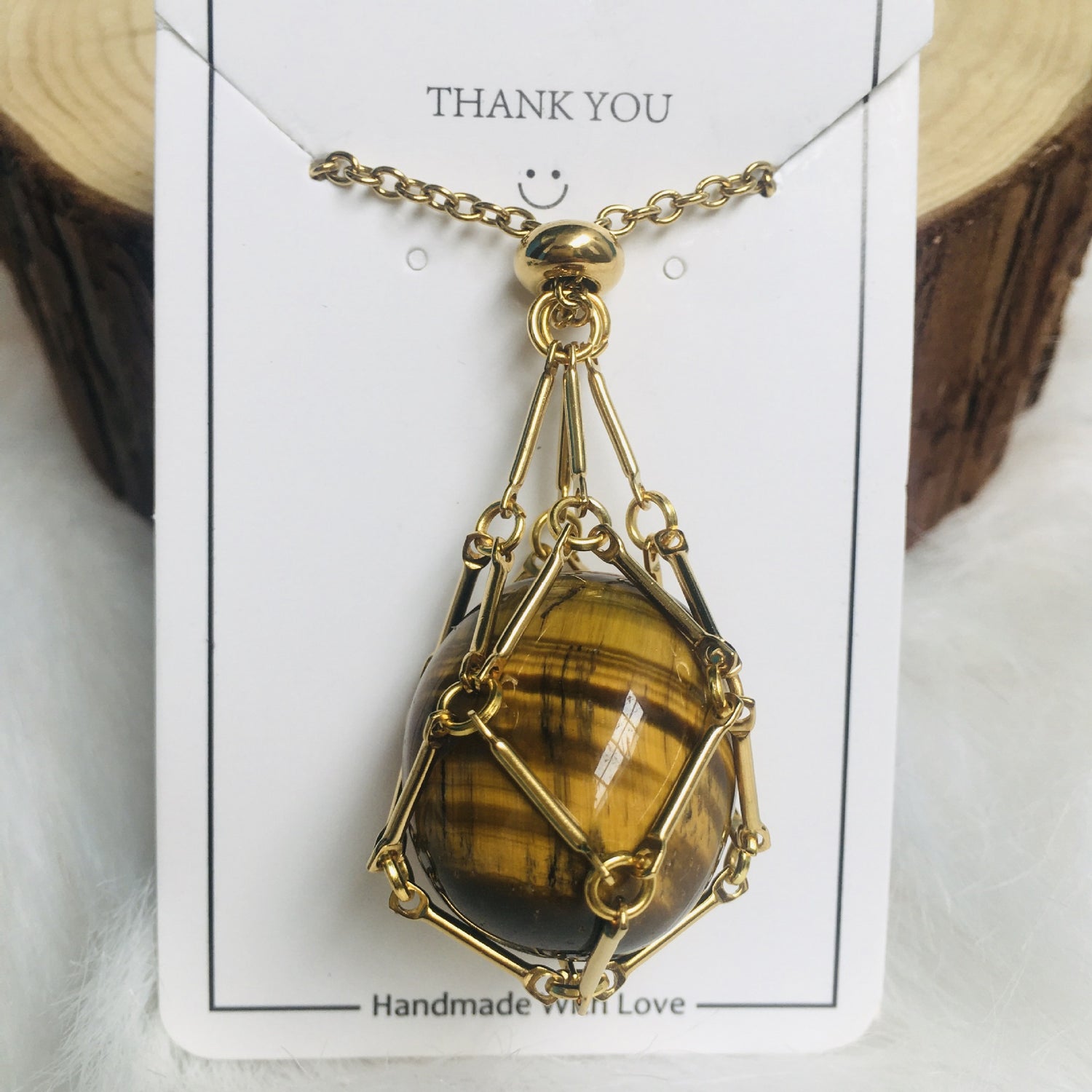 Natural Energy Crystal Pendant - Serenity Spaces