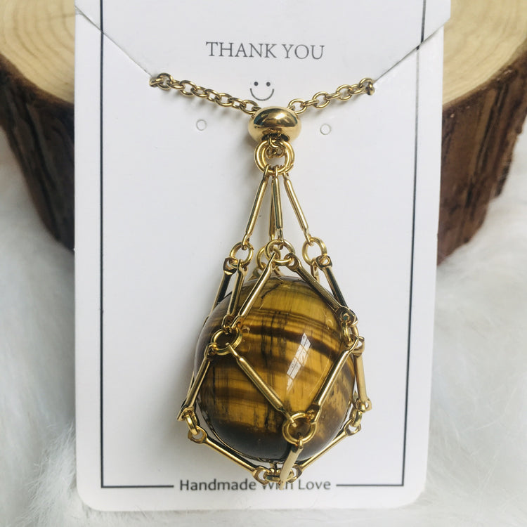 Natural Energy Crystal Pendant - Serenity Spaces