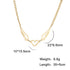 Hollow Heart Angel Wing Necklace - Serenity Spaces