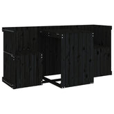 Balcony Furniture Set 2 - Seater Solid Pine Wood - Serenity Spaces