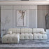 Nordic Modern Apartment Furniture Fabric Buckle Design Sofa Living Room Couch Light Luxury Sponge Sofa For Lock Design - Serenity Spaces