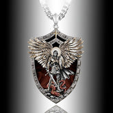 Warrior Guardian Holy Angel St. Michaels Pendant Necklace - Serenity Spaces