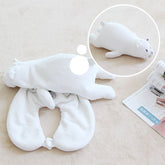 Soft Pillow Penguin U - Shaped Sleep Protection Neck Pillow Home Office Nap Body Pillows Travel Car Adult Cute Pillows - Serenity Spaces