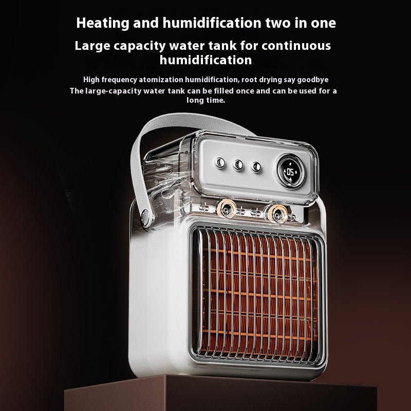 1200W 2 In 1 Efficient Room Heater Humidifying Table Heater Overheating Protections Heater Indoor Heater Suitable For Offices - Serenity Spaces