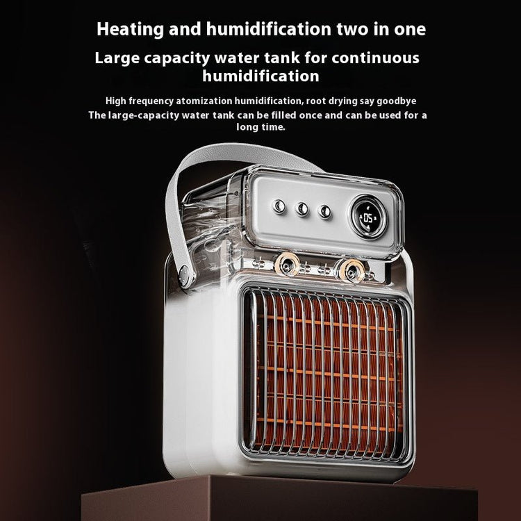 1200W 2 In 1 Efficient Room Heater Humidifying Table Heater Overheating Protections Heater Indoor Heater Suitable For Offices - Serenity Spaces