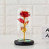 Preserved flower glass cover rose flower glass cover gift gifts - Serenity Spaces