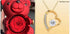 Rotating Bear Gift Box Rose Jewelry Box - Serenity Spaces