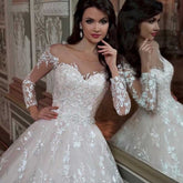 Wedding Gown Bridal Lace Dresses - Serenity Spaces