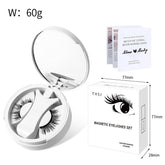 Magnetic False Eyelashes Integrated Storage Box Glue - free Magnet False Eyelashes Natural Makeup Tools With Applicater - Serenity Spaces
