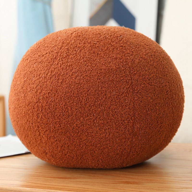 Plush Three Dimensional Special Shaped Pillow Round Lumbar Support - Serenity Spaces