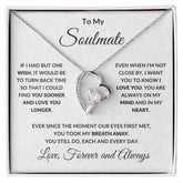 Gift For Women Wife Her Girlfriend Necklace Stainless Steel To My Soulmate The Day I Met You Forever Love Necklace - Serenity Spaces