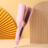 Hair Curling Iron 32mm Deep Wave Hair Curler 4 Temperature Adjustable Fast Heating Crimping Iron Styler Wand For All Hair Style - Serenity Spaces