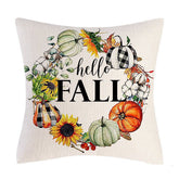 New Autumn Pumpkin Maple Leaf Truck Pillow Cover Home Living Room Backrest Pillow Decoration - Serenity Spaces